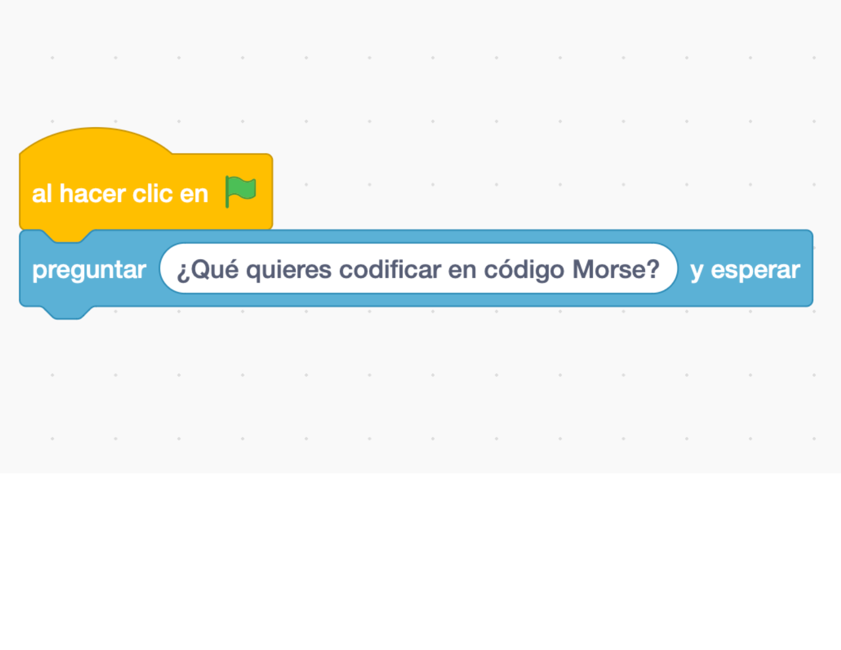 Codigo Morse Scratch 1